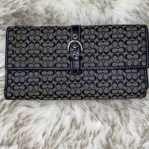 Used Coach wallet black